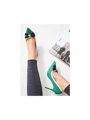 Selinia zöld magassarkú cipők << lejárt 99299