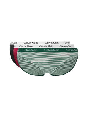 Calvin Klein 3 db-os Bugyi szett Fekete Zöld Piros << lejárt 630424