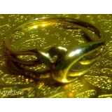 Csodás antik arany gyűrű gyönyörű hattyúra emlékeztető motívummal << lejárt 306440