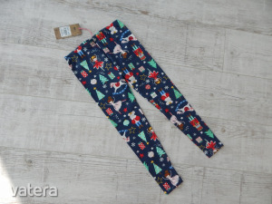 TU sötétkék karácsonyi mintás leggings 6-7 év - Új, címkés! << lejárt 1330493 28 fotója