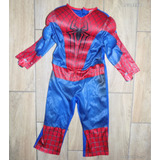 szuper vagány 98-104-es izmosított pókember spider-man jelmez overál K2546 << lejárt 707441