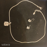 Espirit sterling ezüst 925 nyaklánc cirkónia kőves medállal és fülbevalóval << lejárt 905185