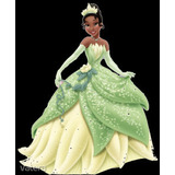 TIANA hercegnő zöld, nagy virágos lány jelmez 3-4 év 98-104 cm << lejárt 488486