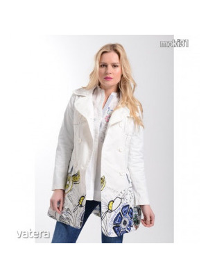 DESIGUAL PARASINA gyönyörű luxus tavaszi moletti kabát 44 XXL sok 1ft << lejárt 163722