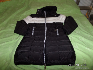 Mayo Chix Fekete Fehér Hosszú Kabát XL-es Új, címkés << lejárt 6380769 85 fotója