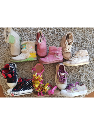Gyerek cipő, kislány cipő csomag, 6 pár minőségi cipő << lejárt 308997