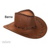 Jelmez vásár Új velúr western cowboy kalap fekete színben << lejárt 661334