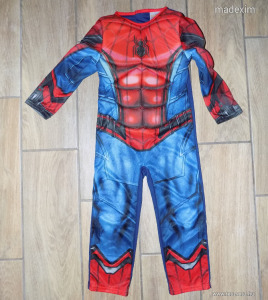szuper vagány 98-104-es izmosított pókember spider-man jelmez overál K2547 << lejárt 897430 84 fotója