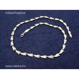 Női ezüst lánc, nyaklánc, virág mintás, 45 cm << lejárt 965807