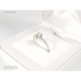 Gyönyörű Platina Gyűrű Brill Gyémántokkal 0.30 Ct! << lejárt 238005