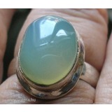 925 ezüst gyűrű 19,3/60,6 mm zöld aventurin << lejárt 88019
