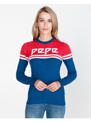 Pepe Jeans Olimpic Pulóver Kék Piros << lejárt 680589