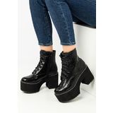 Forshaga v3 fekete női platform cipő << lejárt 750567