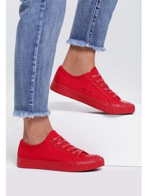 Lapos piros női tornacipő << lejárt 252930