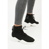 High-top dionele fekete női sneakers << lejárt 197122