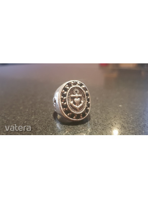 Kézzel készített ezüst (925) gyűrű fekete ONYX berakással (ALKUKÉPES) << lejárt 77157
