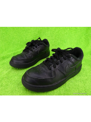 Eredeti NIKE Air Force 1 fekete bőr sportcipő 31,5-es << lejárt 405501