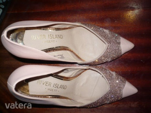 River Island strasszos rózsaszín magassarkú cipő 41 << lejárt 8702345 51 fotója