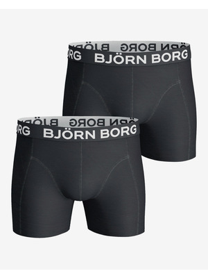 Björn Borg Noos Solids 2 db-os Boxeralsó szett Fekete