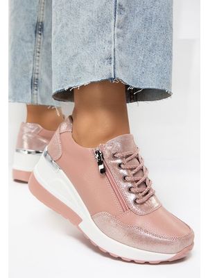 Relax rózsaszín telitalpú sneakers