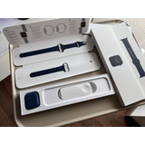Apple Watch Series 6 GPS, 44 mm-es kék alumínium tok kék sportszíj