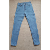 új világoskék stretch szűk farmernadrág rugalmas csőnadrág skinny jeans 34/36 XS/S -
